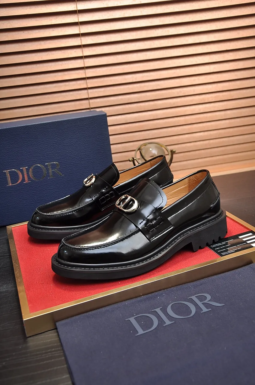 Men's men's shoes 💰740💶[Dior] (water-dyed cowhide lining) Dior original 1:1 high-quality factory, imported original materials, imported raw cowhide, water-dyed cowhide lining, original TPU outsole, code number: 39-44 (38.45 custom-made)